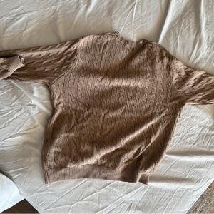 Brandy melville beige sweater